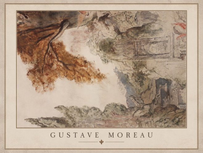 Gustave Moreau Architectural Study No1 - Poszter