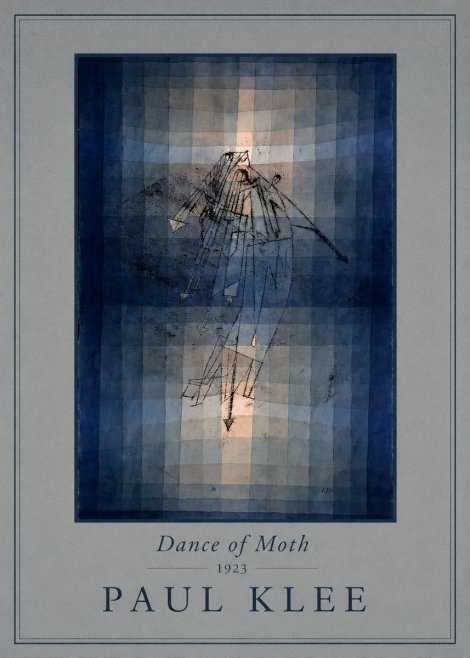 Paul Klee Dance of Moth No4 - Poszter