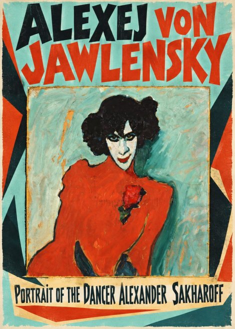 Alexej von Jawlensky Portrait of the Dancer Alexander Sakharoff No4 - Poszter
