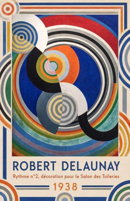 Robert Delaunay Rythme N°2, Décoration Pour Le Salon Des Tuileries No1 - Poszter