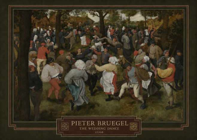 Pieter Bruegel The Wedding Dance I No3 - Poszter