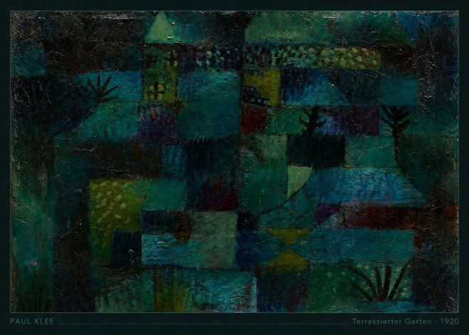 Paul Klee Terrassierter Garten No4 - Poszter