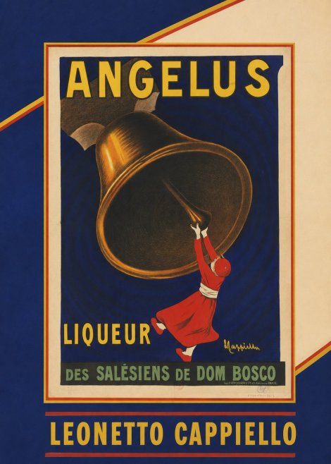 Leonetto Cappiello Angelus No5 - Poszter