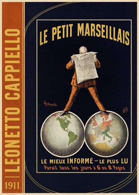 Leonetto Cappiello Le Petit Marseillais No2 - Poszter