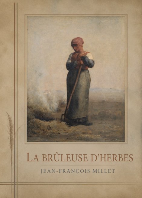 Jean-François Millet La Brûleuse D'herbes No6 - Poszter