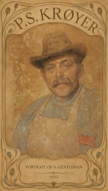 P.S. Krøyer Portrait of a Gentleman No3 - Poszter