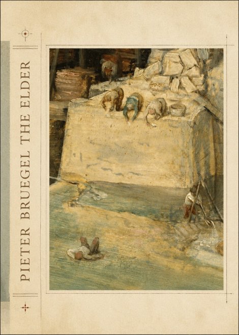 Pieter Bruegel Figures on the Embankment No2 - Poszter