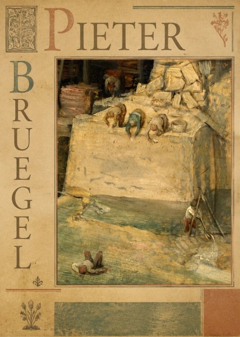 Pieter Bruegel Figures on the Embankment No6 - Poszter
