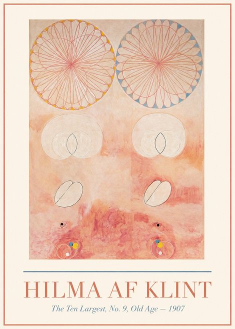 Hilma af Klint The Ten Largest, No. 9, Old Age – 1907 No1 - Poszter
