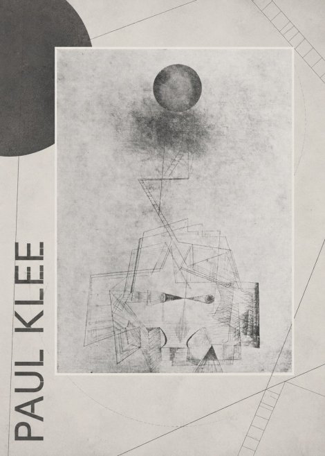 Paul Klee Abstract Study with Sphere and Ladder No6 - Poszter