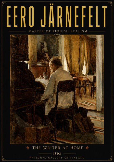 Eero Järnefelt The Writer at Home No6 - Poszter