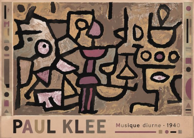 Paul Klee Musique Diurne No1 - Poszter