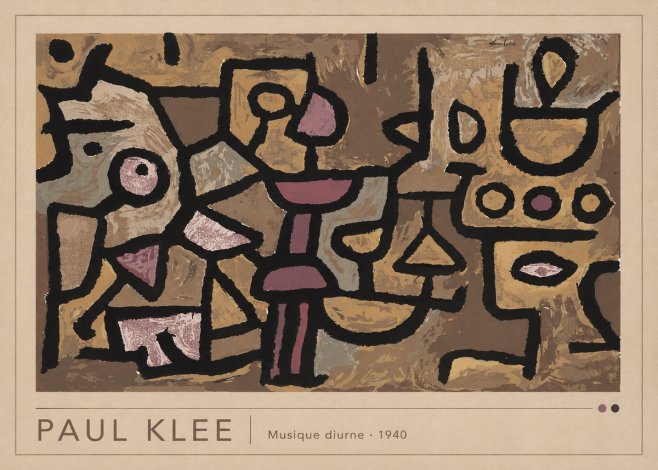 Paul Klee Musique Diurne No2 - Poszter