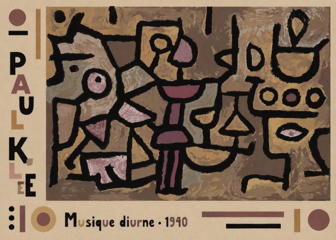 Paul Klee Musique Diurne No3 - Poszter