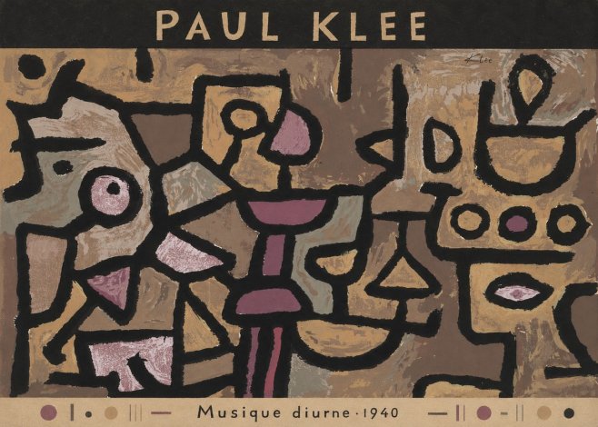 Paul Klee Musique Diurne No4 - Poszter