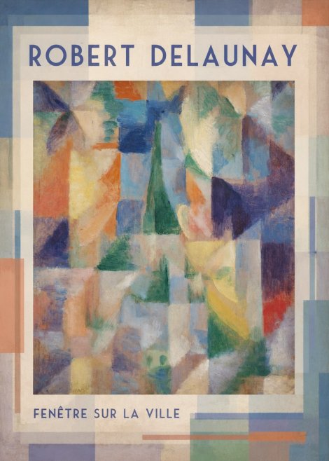 Robert Delaunay Fenêtre Sur La Ville No1 - Poszter