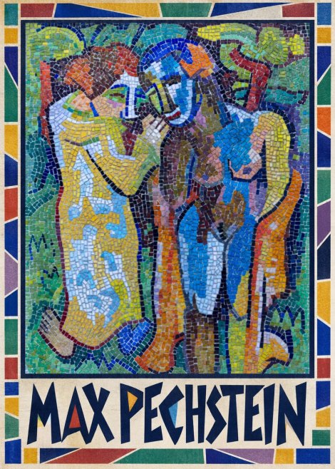 Max Pechstein Couple in Mosaic No3 - Poszter