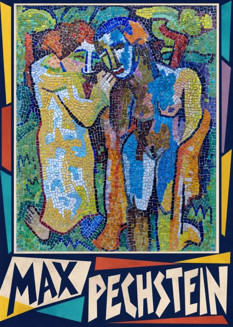 Max Pechstein Couple in Mosaic No6 - Poszter