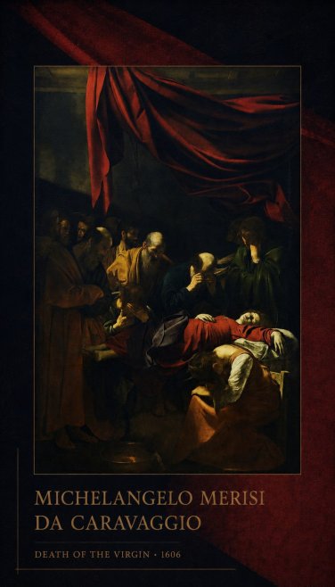 Michelangelo Merisi da Caravaggio Death of the Virgin No2 - Poszter