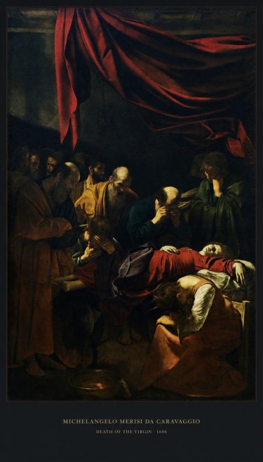 Michelangelo Merisi da Caravaggio Death of the Virgin No5 - Poszter