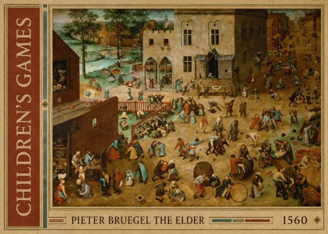 Pieter Bruegel Children's Games II No2 - Poszter