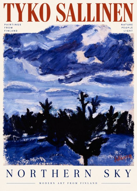 Tyko Sallinen Northern Sky No5 - Poszter