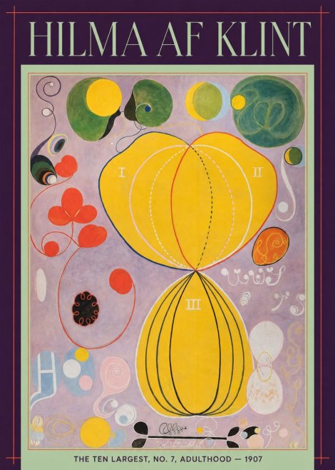 Hilma af Klint The Ten Largest, No. 7, Adulthood No6 - Poszter