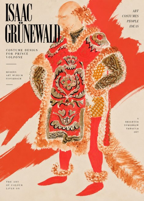 Isaac Grünewald Costume Design for a Theatre Production No3 - Poszter