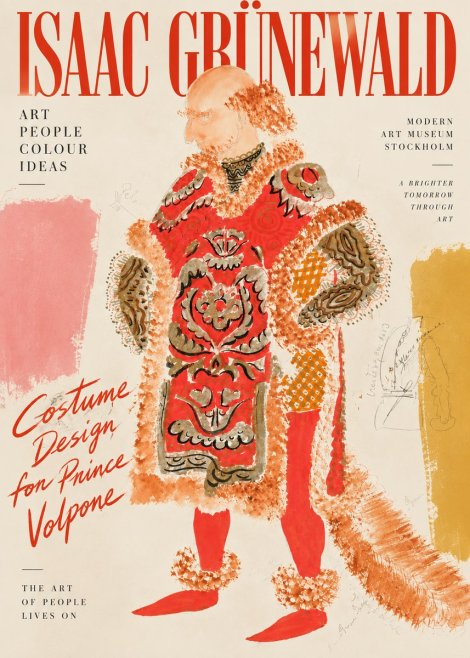 Isaac Grünewald Costume Design for a Theatre Production No4 - Poszter