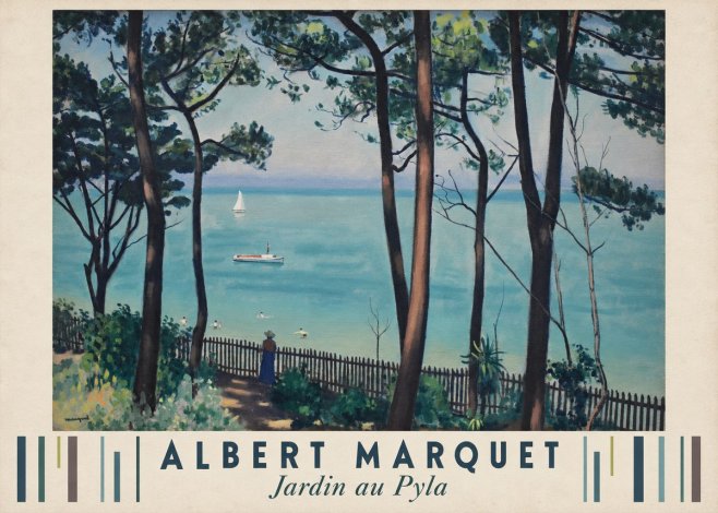 Albert Marquet Jardin Au Pyla No3 - Poszter