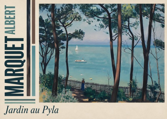 Albert Marquet Jardin Au Pyla No4 - Poszter