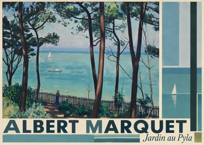 Albert Marquet Jardin Au Pyla No5 - Poszter