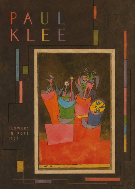 Paul Klee Flowers in Pots No3 - Poszter