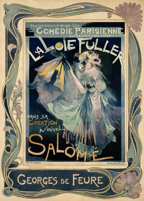Georges de Feure La Loïe Fuller - Salomé I No1 - Poszter