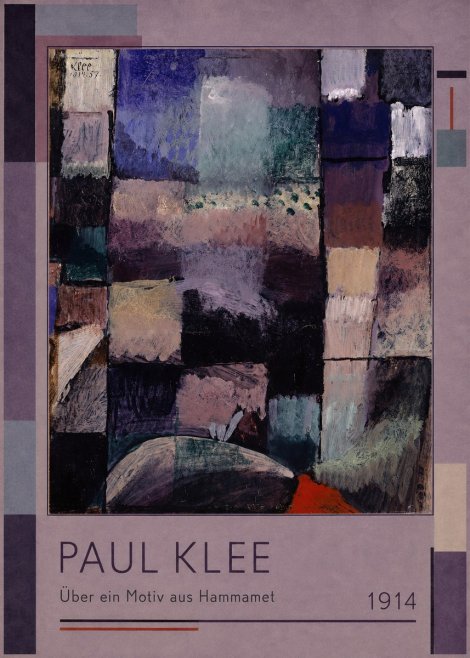 Paul Klee Über Ein Motiv Aus Hammamet No1 - Poszter