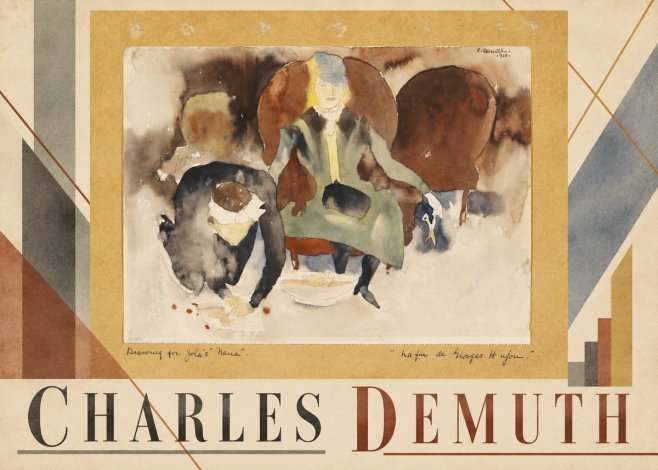 Charles Demuth Drawing for Zola's "Nana" No3 - Poszter
