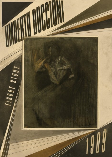 Umberto Boccioni Figure Study I No5 - Poszter