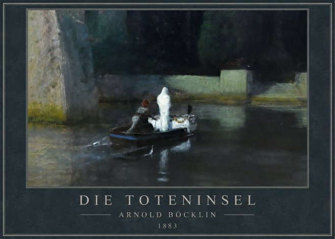 Arnold Böcklin Die Toteninsel IV No1 - Poszter