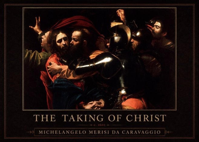 Michelangelo Merisi da Caravaggio The Taking of Christ II No1 - Poszter