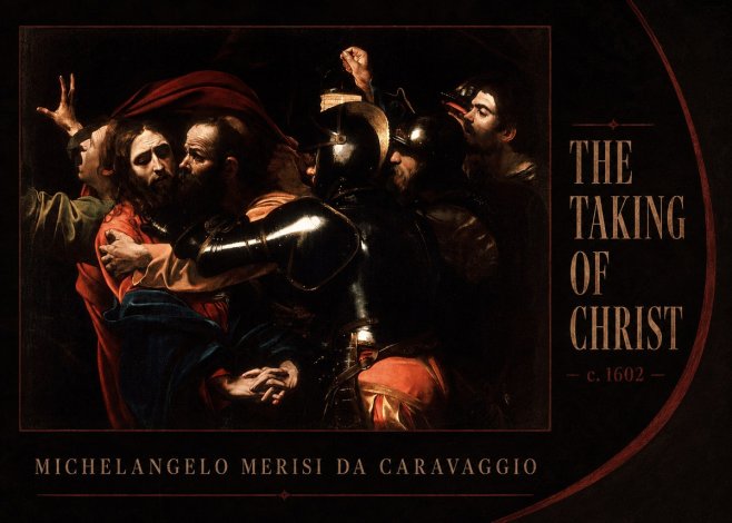 Michelangelo Merisi da Caravaggio The Taking of Christ II No3 - Poszter