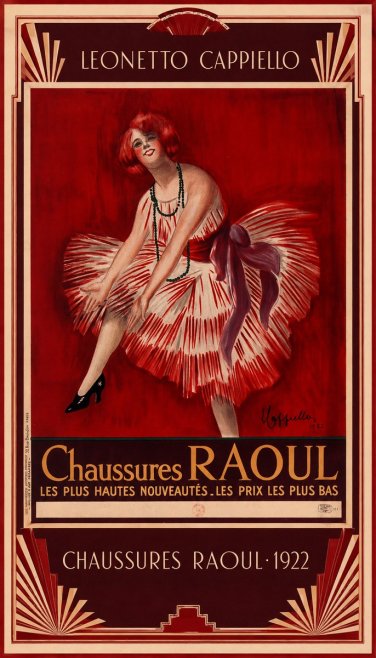 Leonetto Cappiello Chaussures Raoul No1 - Poszter