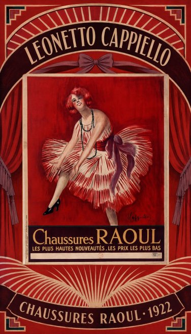 Leonetto Cappiello Chaussures Raoul No3 - Poszter