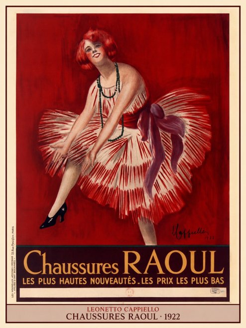 Leonetto Cappiello Chaussures Raoul No4 - Poszter