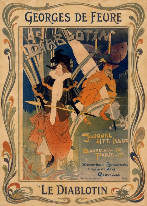 Georges de Feure Le Diablotin II No1 - Poszter