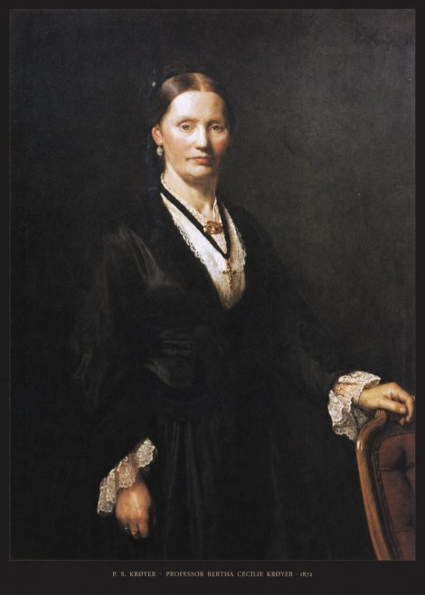 P.S. Krøyer Professor Bertha Cecilie Krøyer No5 - Poszter