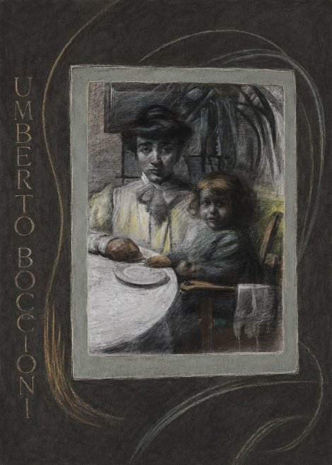 Umberto Boccioni Mother and Sister No3 - Poszter
