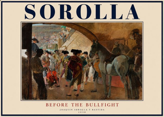 Sorolla Before the Bullfight No3 - Poszter