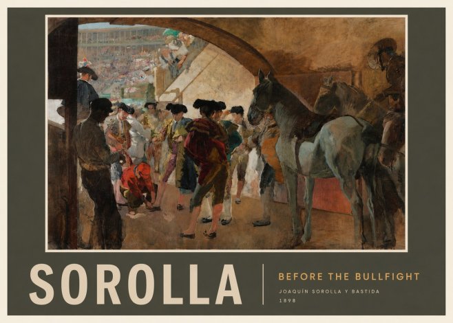 Sorolla Before the Bullfight No4 - Poszter