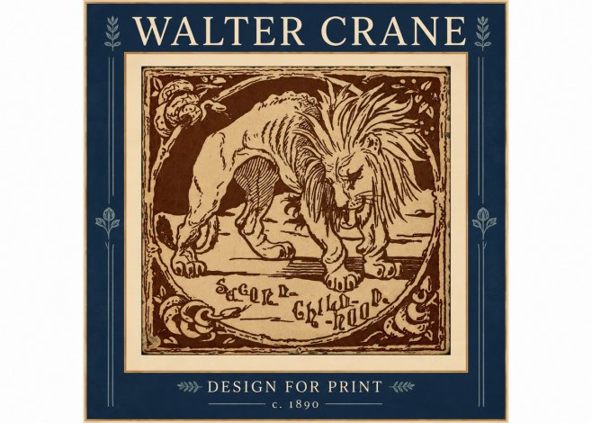Walter Crane Sacred Childhood No4 - Poszter