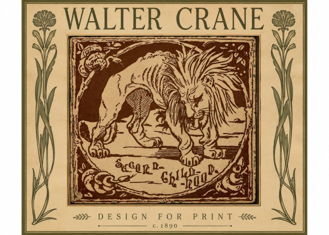 Walter Crane Sacred Childhood No5 - Poszter